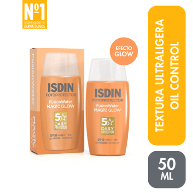 FOTOPROTECTOR ISDIN FUSION WATER MAGIC GLOW SPF50 - 50ML - 1