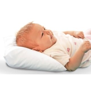 ALMOHADITA MONCHITOS ACCESORIOS 6 X 25CM ALGODÓN BLANCO BEBE BLANCA