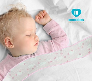 SÁBANAS MONCHITOS ACCESORIOS P&P ROSADO NUBES MEDIDAS ESPECIALES