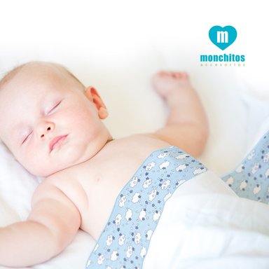 SÁBANAS MONCHITOS ACCESORIOS PARA COLECHO CELESTE NUBES MEDIDAS ESPECIALES