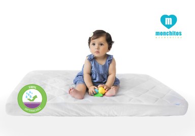 PROTECTOR COLCHON MONCHITOS ACCESORIOS BLANCO PROTECTOR IMPERMEABLE COLECHO