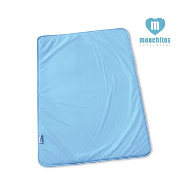 CAMBIADOR PORTATIL MONCHITOS ACCESORIOS CELESTE - 2