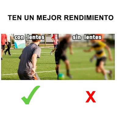LENTES DREIZT NEGRO MARCO MONTURA DEPORTE ANTI-IMPACTO A PRUEBA GOLPES BALONCESTO FÚTBOL - 5