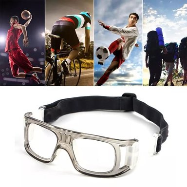 MARCO DREIZT MONTURA LENTES DEPORTE ANTI-IMPACTO A PRUEBA GOLPES BALONCESTO FÚTBOL GRIS - 1
