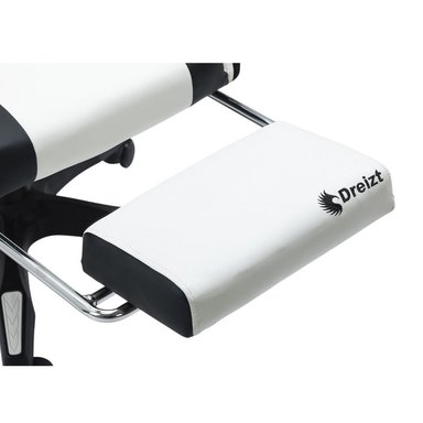 SILLA DREIZT BLANCO GAMER ERGONÓMICA SHINE RGB SERIES LUCES CON POSAPIES RECLINABLE - 6