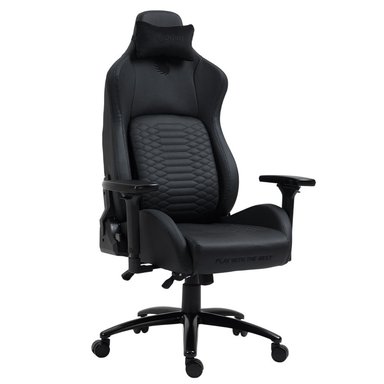 SILLA DREIZT NEGRO GAMER TITAN SERIES PREMIUM ALMOHADILLA INTELIGENTE RECLINABLE GAS LIFT CLASE 4 - 1