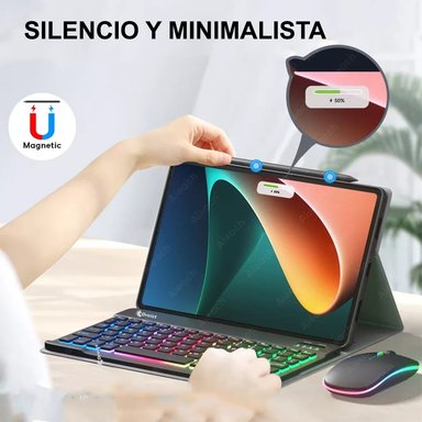 COMBO GAMER TECLADO + MOUSE INALÁMBRICO BLUETOOTH LUCES RGB MULTIDISPOSITIVO GR270027 NEGRO - 3