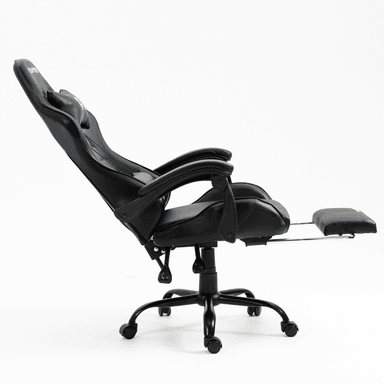 SILLA DREIZT NEGRO GAMER CON MASAJEADOR LUMBAR PLAYPRO X1 BASE METAL - 5