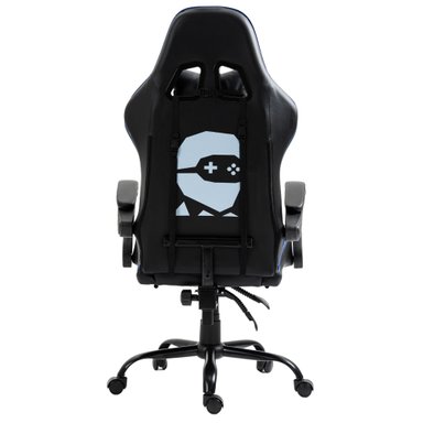 SILLA GAMER CON MASAJEADOR LUMBAR PLAYPRO X1 ROJO BASE DE METAL - 8