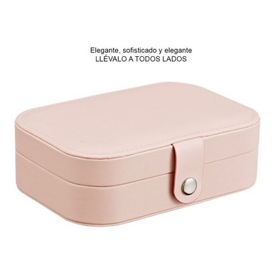 MALETÍN ESTUCHE ORGANIZADOR JOYERO DE VIAJE MDA290006 ROSADO - 6