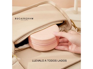 MALETÍN ESTUCHE ORGANIZADOR JOYERO DE VIAJE MDA290007 BLANCO - 4