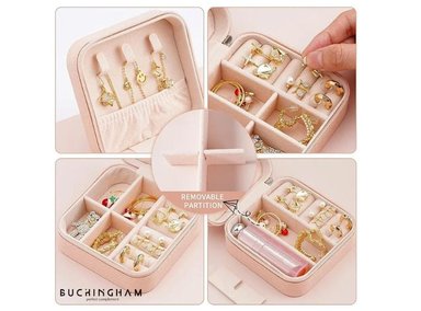 MALETÍN ESTUCHE ORGANIZADOR JOYERO VIAJE BLANCO MDA290041 - 5