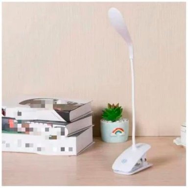 LÁMPARA DE LECTURA DIMMER CLIP FLEXIBLE DYH390006 BLANCO