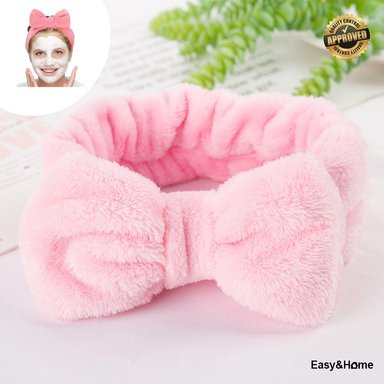 VINCHA FACIAL SKINCARE LIMPIEZA MAQUILLAJE MYC320007 ROSADO