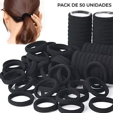 PACK 50 UNIDADES LIGAS COLETS PARA CABELLO