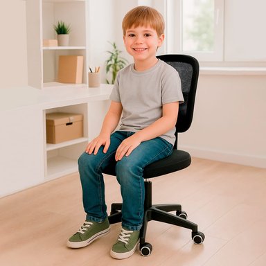 SILLA DE OFICINA KOMSUM TWIST NEGRO - 5