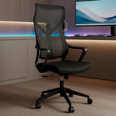 SILLA GAMER DREIZT LYON MESH NEGRO - 1