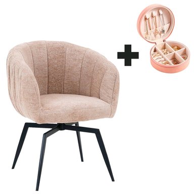 Butaca Giratoria 360° Buckingham Soho Beige - 1