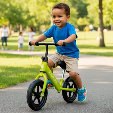 BICICLETA DE BALANCE PARA NIÑOS ALPHAVIL BX1 AMARILLO - 1