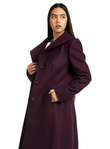 ABRIGO ARIA ONLY ALPACA PARA MUJER LANA MERINO - 1
