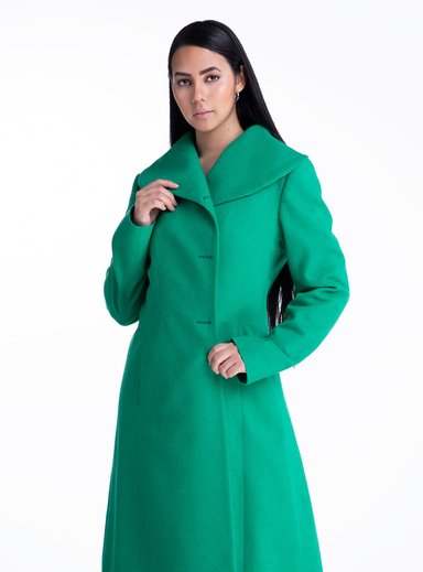 ABRIGO MUJER ONLY ALPACA INÉS RADIANTE LANA MERINO - 1