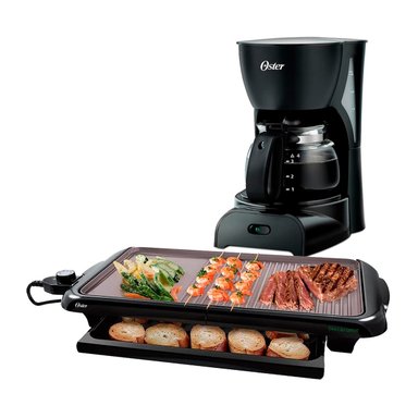 COMBO OSTER PARRILLA MULTIUSOS CKSTGR5085+CAFETERA BVSTDCDR5B