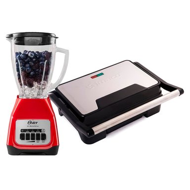COMBO OSTER LICUADORA BLSTKAGRPB+MINI GRILL IMACO IG2314