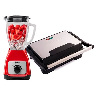 COMBO OSTER LICUADORA BLSTKAGRRD+MINI GRILL IMACO IG2314