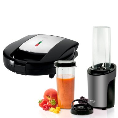 COMBO OSTER SANWICHERA CKSTSM3892+MINI LICUADORA TAURUS SHAKE-AWAY