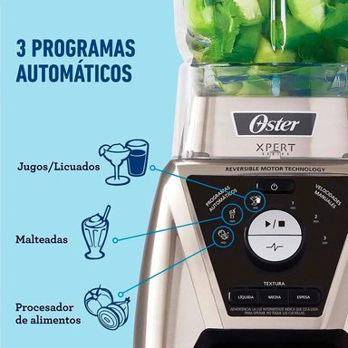 LICUADORA OSTER BLST3B-CPG-053 XPERT SERIES JARRA VIDRIO BLST3B-CPG+VASO BLEND N GO - 2