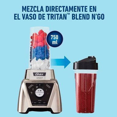 LICUADORA OSTER BLST3B-CPG-053 XPERT SERIES JARRA VIDRIO BLST3B-CPG+VASO BLEND N GO - 4
