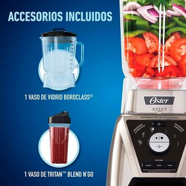 LICUADORA OSTER BLST3B-CPG-053 XPERT SERIES JARRA VIDRIO BLST3B-CPG+VASO BLEND N GO - 5