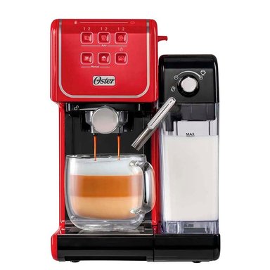 CAFETERA OSTER BVSTEM6801R-053 EXPRESSO PRIMALATTE TOUCH BVSTEM6801R ROJO