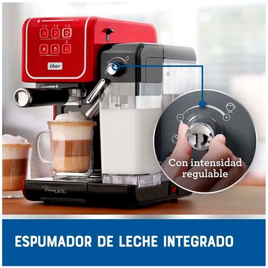 CAFETERA OSTER BVSTEM6801R-053 EXPRESSO PRIMALATTE TOUCH BVSTEM6801R ROJO - 6