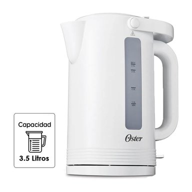 HERVIDOR ELÉCTRICO OSTER BVSTKT35W-053 3.5L GRAN CAPACIDAD BVSTKT35W BLANCO