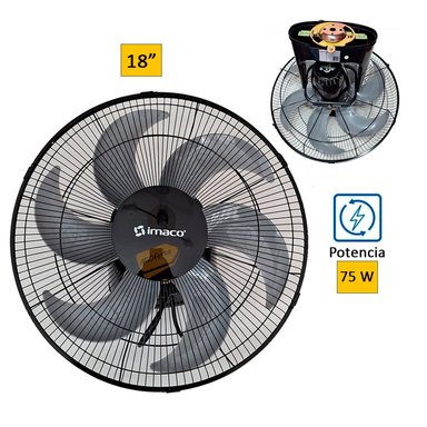 VENTILADOR DE TECHO IMACO OCF7919 75 WATTS ORBITAL 18'