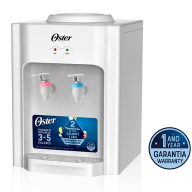 DISPENSADOR OSTER 3 A 5 GALONES (11 A 18 LITROS) AGUA OS PWDA233W 2 CAÑOS