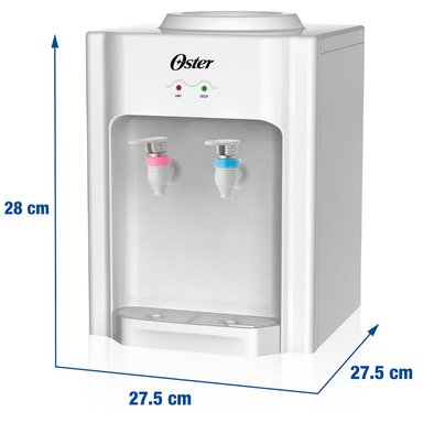 DISPENSADOR OSTER 3 A 5 GALONES (11 A 18 LITROS) AGUA OS PWDA233W 2 CAÑOS - 3