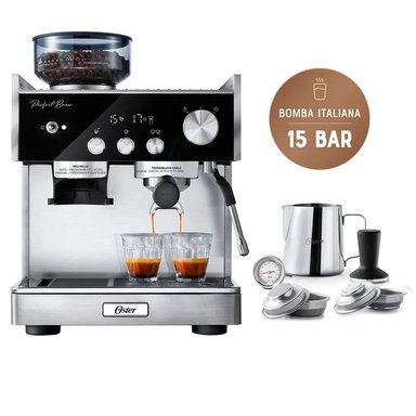 CAFETERA OSTER BVSTEM7400-053 A PRESIÓN PARA ESPRESSO CON MOLINILLO INTELIGENTE BVSTEM7400 - 2