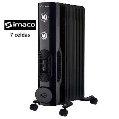 TERMORADIADOR ELÉCTRICO IMACO ELÉCTRICO 7 CELDAS NEGRO OFR7NK