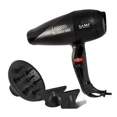 SECADORA CABELLO GAMA BECHD000000849 PROFESIONAL LEGGERO BLACK ION