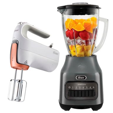 LICUADORA OSTER BLSTPEG-GPB VASO DE VIDRIO MÀS BATIDORA DE MANO TECNOLOGÍA HEATSOFT - 1