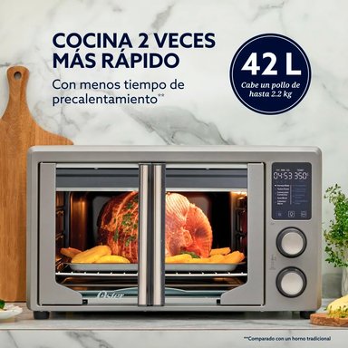 HORNO CON FREIDORA DE AIRE DIGITAL OSTER 42 LITROS TSSTTV42FDDAFNS - 6