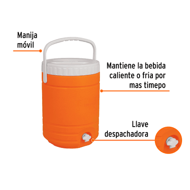 DISPENSADOR TERMO COOLER DE 18L PARA BEBIDAS TRUPER - 2