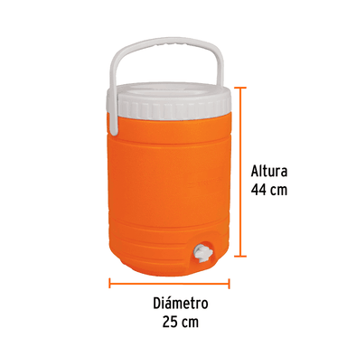 DISPENSADOR TERMO COOLER DE 18L PARA BEBIDAS TRUPER - 3
