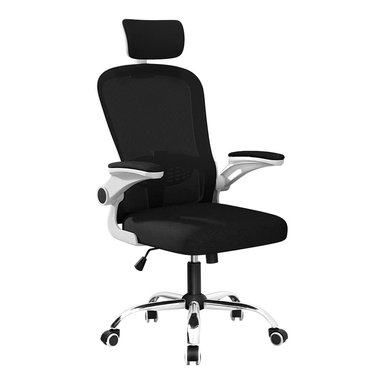 SILLA DE OFICINA EVOX CT256-SB CON SOPORTE LUMBAR AJUSTABLE Y BASE DE ACERO BLANCO