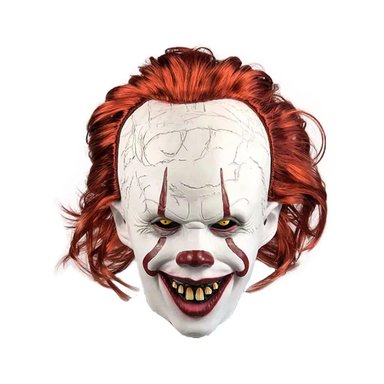 MÁSCARA IT PENNYWISE TERRORÍFICO PAYASO DIABÓLICO PARA HALLOWEEN Y COSPLAY