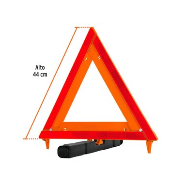TRIÁNGULO DE SEGURIDAD REFLECTANTE TRUPER PLEGABLE CON ESTUCHE DE PLÁSTICO - 4
