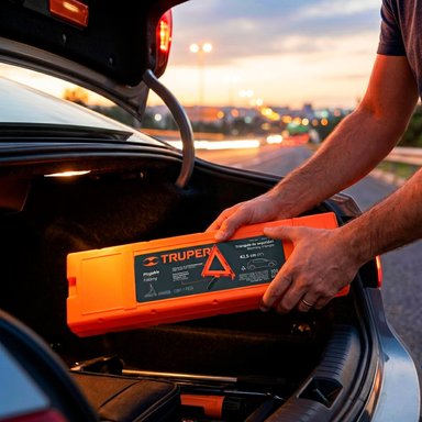 TRIÁNGULO DE SEGURIDAD REFLECTANTE TRUPER PLEGABLE CON ESTUCHE DE PLÁSTICO - 6