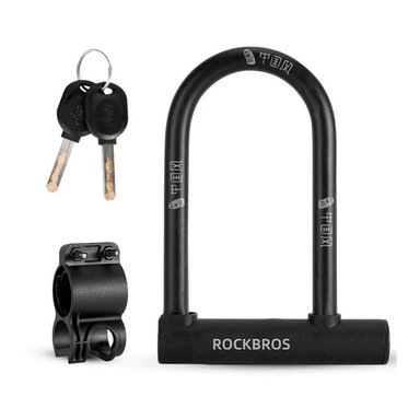 CANDADO ROCKBROS TIPO U-LOCK 607U 15MM